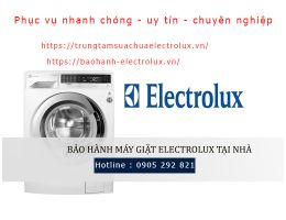 Trung tâm bảo hành máy giặt electrolux Quận 1